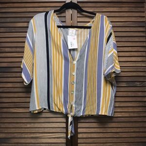 By Together Stripe Top, Sz Medium